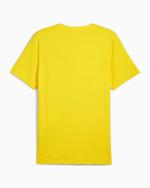 Leisure T-shirt BORUSSIA DORTMUND 09 BVB Puma Ftbl Culture Round Neck Cotton Men's Shirt 2024 25 Yellow