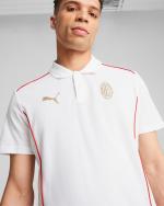 Polo Shirt Ac Milan Puma CASUALS Cotton short sleeves 2024 25 men White