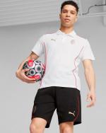 Polo Shirt Ac Milan Puma CASUALS Cotton short sleeves 2024 25 men White