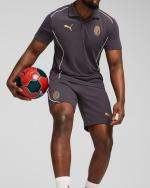 Bermuda shorts AC MILAN Puma CASUALS Cotton Zip pockets 2024 25 anthracite gray