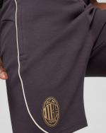 Bermuda shorts AC MILAN Puma CASUALS Cotton Zip pockets 2024 25 anthracite gray