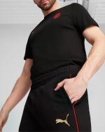 Suit Pants ACM MILAN Puma Sweat CASUALS with zip pockets Cotton Men 2024 25 Black