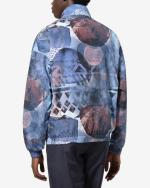 Australian ALL OVER PRINT SMASH Sportjacke Herren Reißverschlusstaschen Made in Italy COSMO BLUE