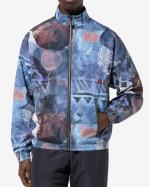 Australian ALL OVER PRINT SMASH Sportjacke Herren Reißverschlusstaschen Made in Italy COSMO BLUE