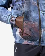 Australian ALL OVER PRINT SMASH Sportjacke Herren Reißverschlusstaschen Made in Italy COSMO BLUE