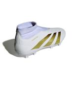  Scarpe Calcio Adidas Predator Bianco Sintetico League laceless FG Senza lacci 