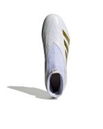  Scarpe Calcio Adidas Predator Bianco Sintetico League laceless FG Senza lacci 