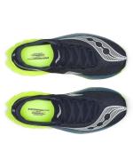 Saucony Endorphin Pro 4 Fast Race Men's Running Shoes Carbon Plate NAVY/CITRON