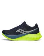 Saucony Endorphin Pro 4 Fast Race Men's Running Shoes Carbon Plate NAVY/CITRON