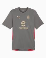 AC MILAN Puma 2024 25 men's training shirt Flat Medium Gray