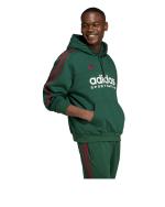  Felpa Cappuccio Hoodie UOMO Adidas House of Tiro Nations Pack Verde 