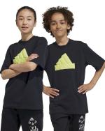  T-shirt maglia maglietta Bambino ragazzo unisex Adidas Future Icons Logo Piqué 