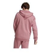  Giacca felpa Cappuccio UOMO Adidas Rosa 3 Stripes Fleece HD FZ Cotone Felpato 