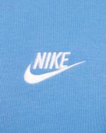 NIKE HOODIE Pullover Sportswear CLUB Sportswear French Terry WITH POCKETS Light blue cotton