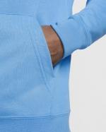 NIKE HOODIE Pullover Sportswear CLUB Sportswear French Terry WITH POCKETS Light blue cotton