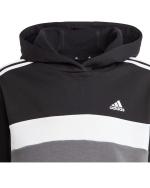 Addias Kids Girls Tiberio 3-Stripes Colorblock Fleece Leggings Junior Cotton Hooded Full Bodysuit