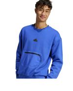  Felpa Sportiva UOMO Adidas Royal Blue City Escape Fleece Cotone Felpato 