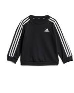 Adidas Essentials 3-Stripes Jogger Infant Baby Boy Newborn Tracksuit Overalls Pants Cotton Black Grey