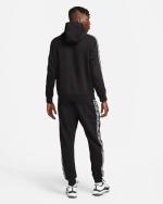  Tuta Intera Completa UOMO Nike Club Fleece HD Nero con tasche Cotone Felpato 