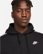  Tuta Intera Completa UOMO Nike Club Fleece HD Nero con tasche Cotone Felpato 