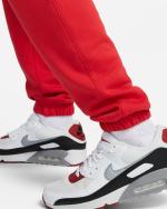  Tuta Intera Completa UOMO Nike Club Fleece HD Rosso Cotone Felpato 