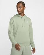 NIKE HOODIE Pullover Sportswear CLUB Sportswear French Terry WITH POCKETS Cotton Jade Horizon/Jade Horizon/White