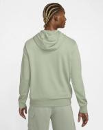 NIKE HOODIE Pullover Sportswear CLUB Sportswear French Terry WITH POCKETS Cotton Jade Horizon/Jade Horizon/White