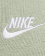 NIKE HOODIE Pullover Sportswear CLUB Sportswear French Terry WITH POCKETS Cotton Jade Horizon/Jade Horizon/White