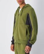  Tuta Intera Completa Tracksuit UOMO Champion Core Verde Cotone felpato 