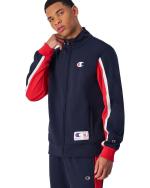  Tuta Intera Completa UOMO Champion Color Block Blu Rosso Cotone felpato