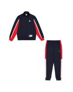  Tuta Intera Completa UOMO Champion Color Block Blu Rosso Cotone felpato