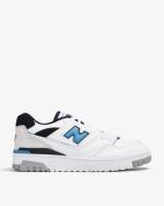 Sports shoes sneakers new balance 550 ESF Man woman boy leather mesh Man WHITE-BLACK-BLUE