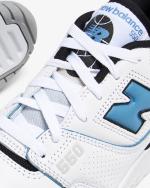 Sports shoes sneakers new balance 550 ESF Man woman boy leather mesh Man WHITE-BLACK-BLUE