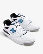 Sports shoes sneakers new balance 550 ESF Man woman boy leather mesh Man WHITE-BLACK-BLUE