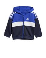 Adidas Tiberio 3-Stripes Colorblock Fleece Jogger Infant Baby Boy Newborn Sweatshirt Pants Cotton Blue