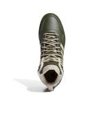  Scarpe Sneakers UOMO Adidas HOOPS 3.0 Mid Winter Verde Sportswear 