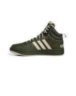  Scarpe Sneakers UOMO Adidas HOOPS 3.0 Mid Winter Verde Sportswear 