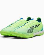 Football boots cleats Puma Ultra Match Ultra 5 Match Turf Trainers Mens Fizzy Apple
