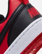 Sports shoes Sneakers Nike COURT BOROUGH LOW Boy Woman Red Black