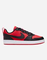 Sports shoes Sneakers Nike COURT BOROUGH LOW Boy Woman Red Black