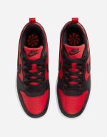 Sports shoes Sneakers Nike COURT BOROUGH LOW Boy Woman Red Black