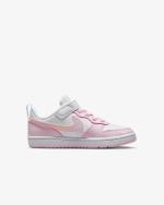 Sports Shoes Sneakers Nike Court Borough Low Recraft KIDS UNISEX White Pink