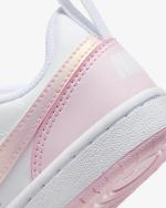 Sports Shoes Sneakers Nike Court Borough Low Recraft KIDS UNISEX White Pink