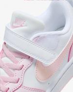 Sports Shoes Sneakers Nike Court Borough Low Recraft KIDS UNISEX White Pink