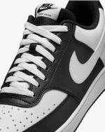 Sportschuhe Sneakers Court Vision Low Herren Schwarz Weiß