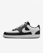 Sportschuhe Sneakers Court Vision Low Herren Schwarz Weiß