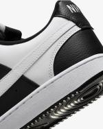 Sportschuhe Sneakers Court Vision Low Herren Schwarz Weiß