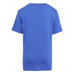  T-shirt maglia Ragazzi Unisex Adidas Grigio Blu Tiberio 3-Stripes CB Junior 