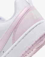 Sports Shoes Sneakers Nike COURT BOROUGH LOW Boy Women White Pink