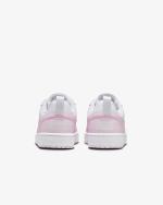 Sports Shoes Sneakers Nike COURT BOROUGH LOW Boy Women White Pink